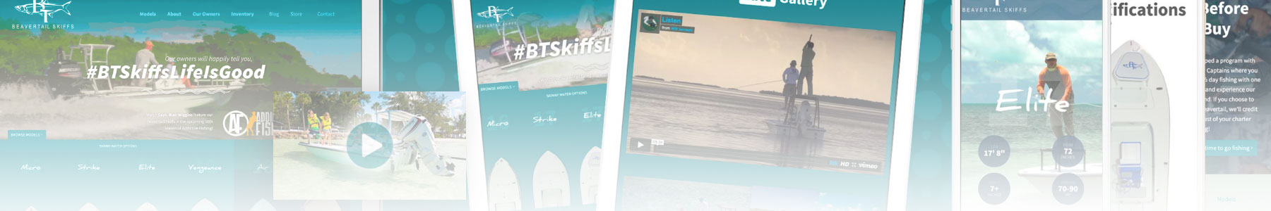 boat website design process