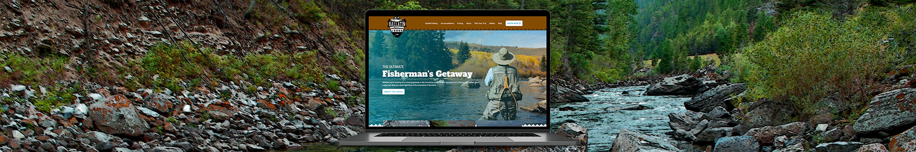 fishing lodge website design